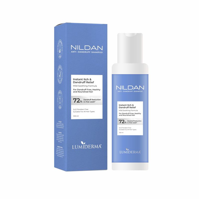Nildan Shampoo packaging