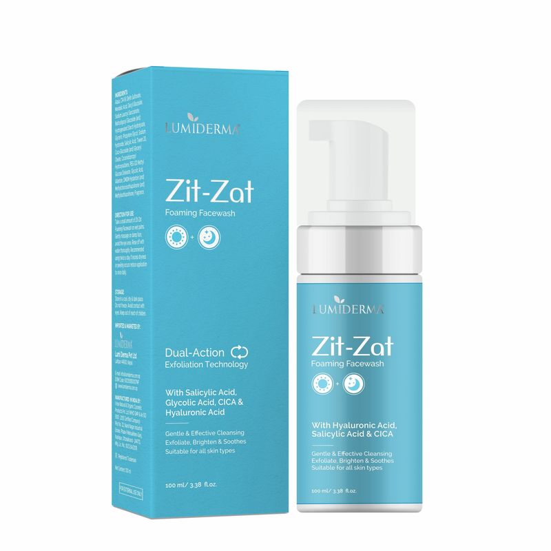 Zit-Zat Facewash packaging